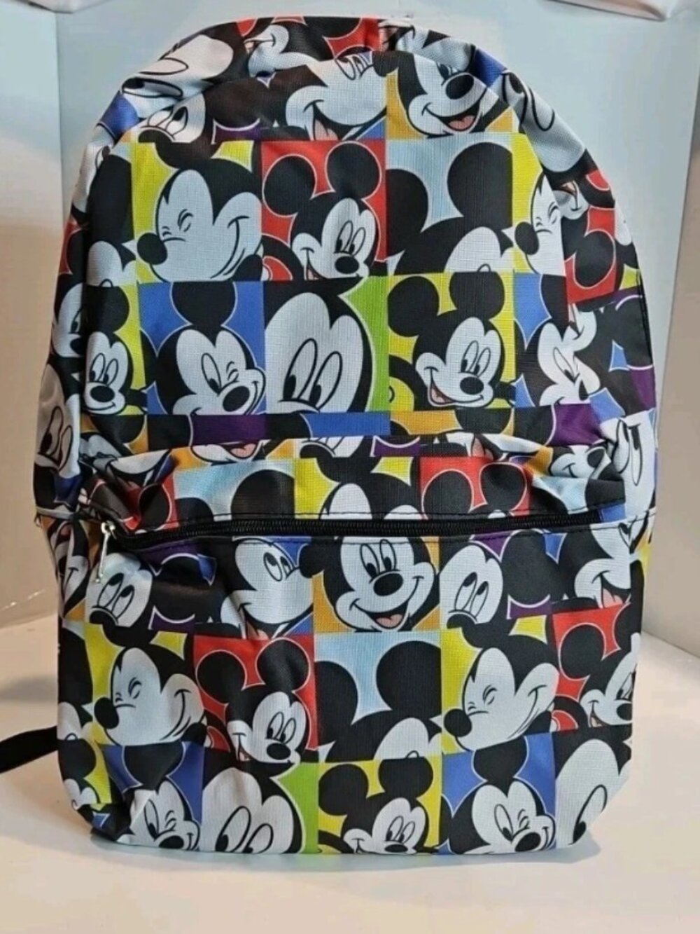 Mickey Mouse Fast Forward Backpack AOP Disney Character Large Book Bag 18" x 13"